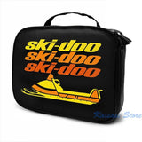 Vintage Ski Doo Snowmobiles USB Backpack Men Women Bag