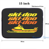 Vintage Ski Doo Snowmobiles USB Backpack Men Women Bag
