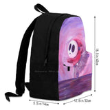 Shy Guy Ballerina Women Men Teens Laptop Travel School Bags
