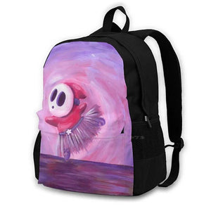 Shy Guy Ballerina Women Men Teens Laptop Travel School Bags