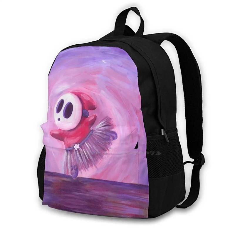 Shy Guy Ballerina Women Men Teens Laptop Travel School Bags