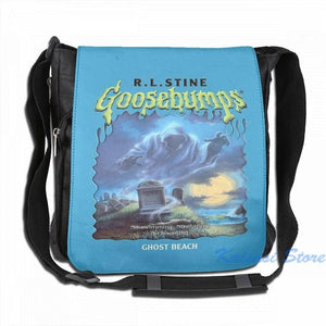 Funny Ghost Beach Goosebumps USB Charge Backpack Travel Laptop Bag