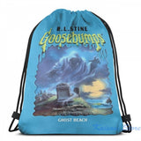 Funny Ghost Beach Goosebumps USB Charge Backpack Travel Laptop Bag