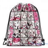 Uraraka Ochako Collage USB Charge Backpack for School Travel