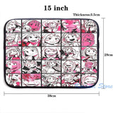 Uraraka Ochako Collage USB Charge Backpack for School Travel