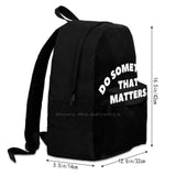 3D Print Backpack Casual Bag for a Better Future