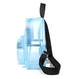 Transparent PVC Backpack Waterproof Beach Bag Lightweight Softback