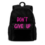 School Bag Big Capacity Backpack Laptop 15 Inch Never Give Up Future