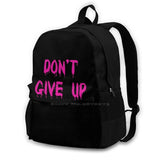 School Bag Big Capacity Backpack Laptop 15 Inch Never Give Up Future