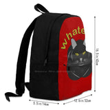 Red Bubble Loaf Cat Arrival Satchel Backpack