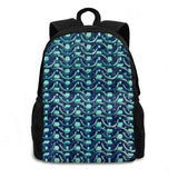 Mermaid Green Chain Mail Metallic Under Sea Armor Backpack