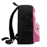 Dark Pink Macaron 3D Print Backpack Rabbit Bunny Dessert