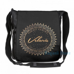 Night Court Velaris ACOTAR USB Charge Backpack School Travel Laptop Bag