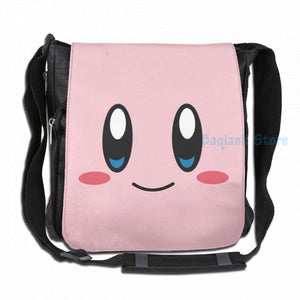 Kirbys Face USB Charge Backpack Men Women Travel Laptop Bag