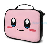 Kirbys Face USB Charge Backpack Men Women Travel Laptop Bag