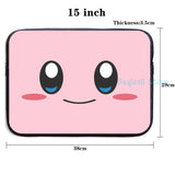 Kirbys Face USB Charge Backpack Men Women Travel Laptop Bag