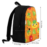 Tangy Pattern Backpack For Student School Laptop Travel Bag