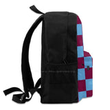 AVFC Villains Claret and Checkered Fan Flag Backpack