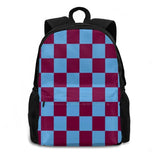 AVFC Villains Claret and Checkered Fan Flag Backpack