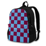 AVFC Villains Claret and Checkered Fan Flag Backpack