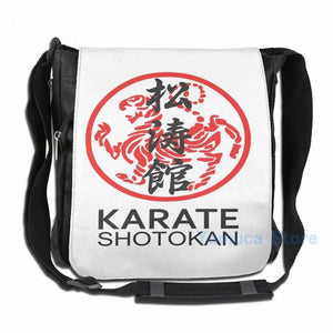 Shotokan Karate Symbol And Kanji USB Charge Backpack School Travel Bag