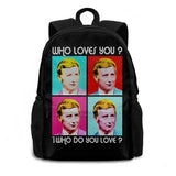 Richard Dawson Family Feud Vintage Backpack - School Laptop Travel Bag