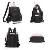 Anti-theft Women Backpacks Oxford Cloth Shoulder Bags for Teenagers Girls Large