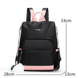 Anti-theft Women Backpacks Oxford Cloth Shoulder Bags for Teenagers Girls Large