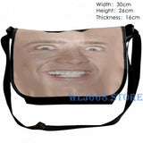 Nicholas Cage Face Pattern Shoulder Bag