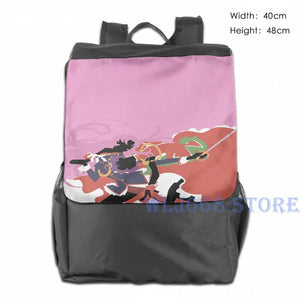 Funny Graphic Print Shoulder Bag Utena Single Shoulder Backpack Travel Gym Bag