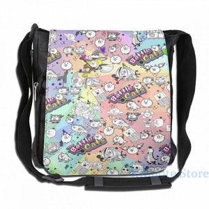 Funny Graphic print Battle Cats USB Charge Backpack Men Women Travel Laptop Bag