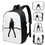 Funny Graphic Rip van Winkle USB Charge Backpack