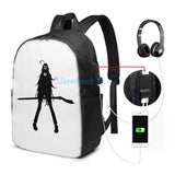 Funny Graphic Rip van Winkle USB Charge Backpack