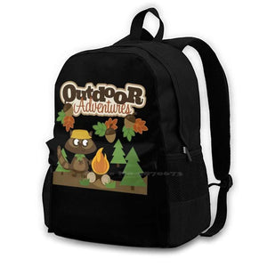 Outdoor Adventures School Bag Big Capacity Backpack Laptop 15 Inch