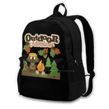 Outdoor Adventures School Bag Big Capacity Backpack Laptop 15 Inch