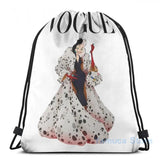 Graphic Print Cruella USB Charge Backpack Men Women Bag Travel Laptop Bag