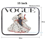 Graphic Print Cruella USB Charge Backpack Men Women Bag Travel Laptop Bag