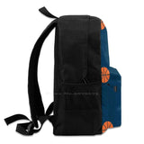 Basketball Orange Sport Cutout Bag Backpack For Men Women Girls Teenage