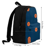 Basketball Orange Sport Cutout Bag Backpack For Men Women Girls Teenage