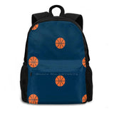 Basketball Orange Sport Cutout Bag Backpack For Men Women Girls Teenage