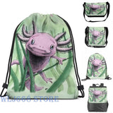 Funny Axolotl Print Shoulder Bag for Women and Men