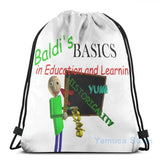 Funny Baldis Basics USB Charge Backpack School Travel Bag