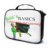 Funny Baldis Basics USB Charge Backpack School Travel Bag