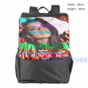 Funny Graphic Print Shoulder Bag Inna Exclusive T- Single Shoulder Backpack
