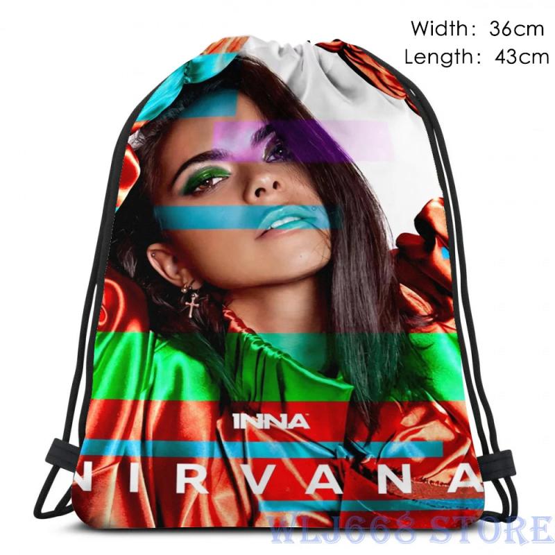 Funny Graphic Print Shoulder Bag Inna Exclusive T- Single Shoulder Backpack
