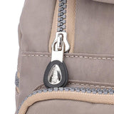 Vintage Nylon Women Backpack Teenagers Casual Daypack Small Shoulder Bag