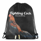 Funny Fighting Cock USB Backpack School Travel Laptop Bag