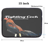Funny Fighting Cock USB Backpack School Travel Laptop Bag