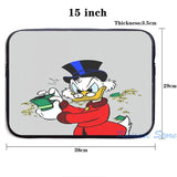 Scrooge McDuck USB Charge Backpack Funny Print School Bag