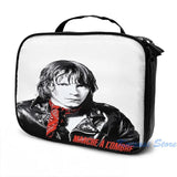 Graphic Print Renaud USB Charge Backpack Men Women Travel Laptop Bag